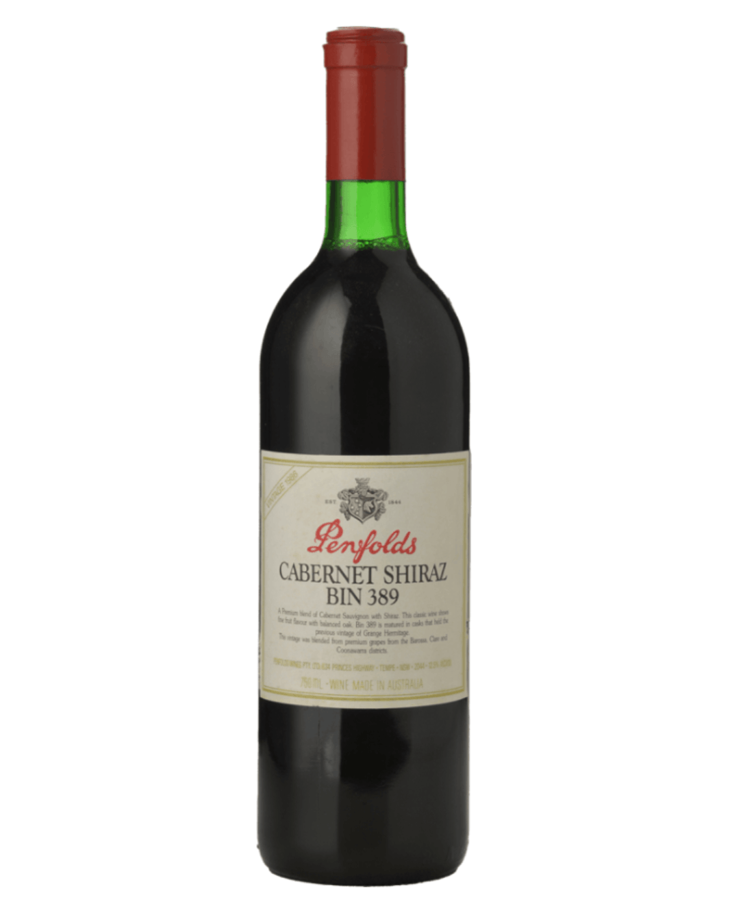 1984 Penfolds Bin 389 Cabernet Shiraz 750ml