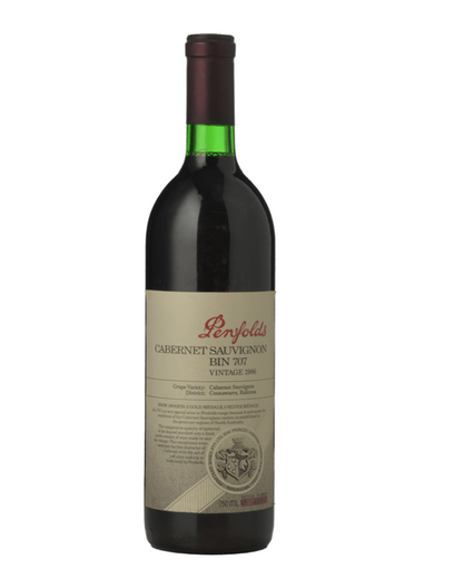 1986 Penfolds Bin 707 Cabernet Sauvignon 750ml