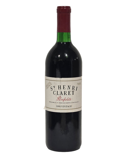 1988 Penfolds St Henri Shiraz 750ml Minor Label Stains/Damage