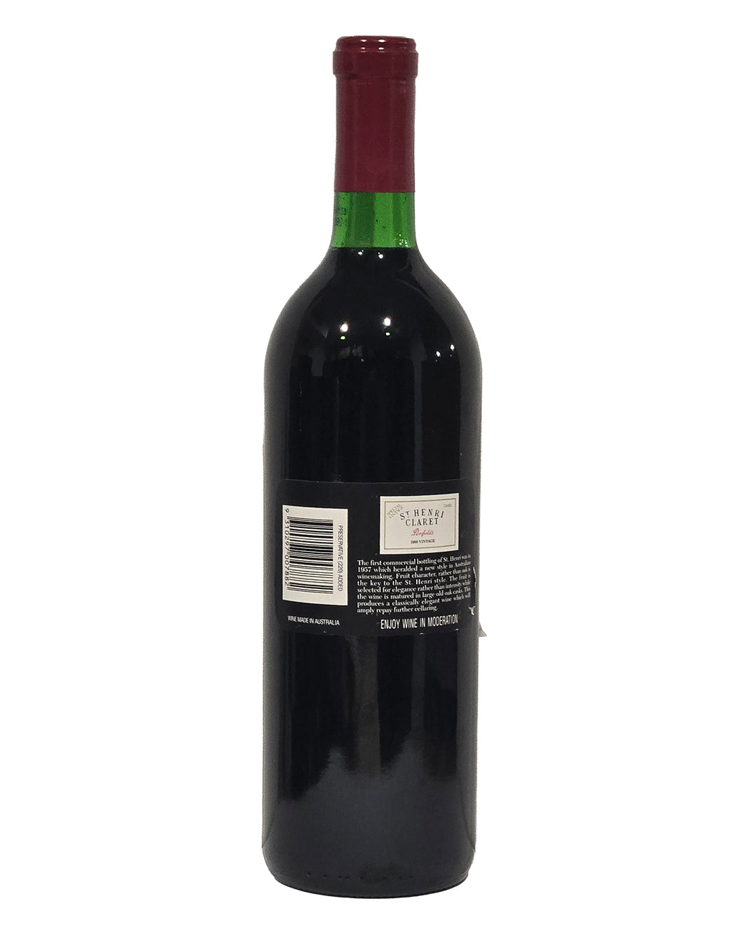 1988 Penfolds St Henri Shiraz 750ml Minor Label Stains/Damage