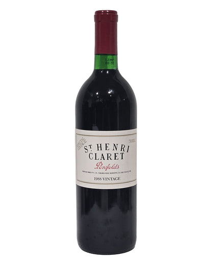 1988 Penfolds St Henri Shiraz 750ml Minor Label Stains/Damage