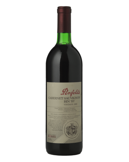 1989 Penfolds Bin 707 Cabernet Sauvignon 750ml