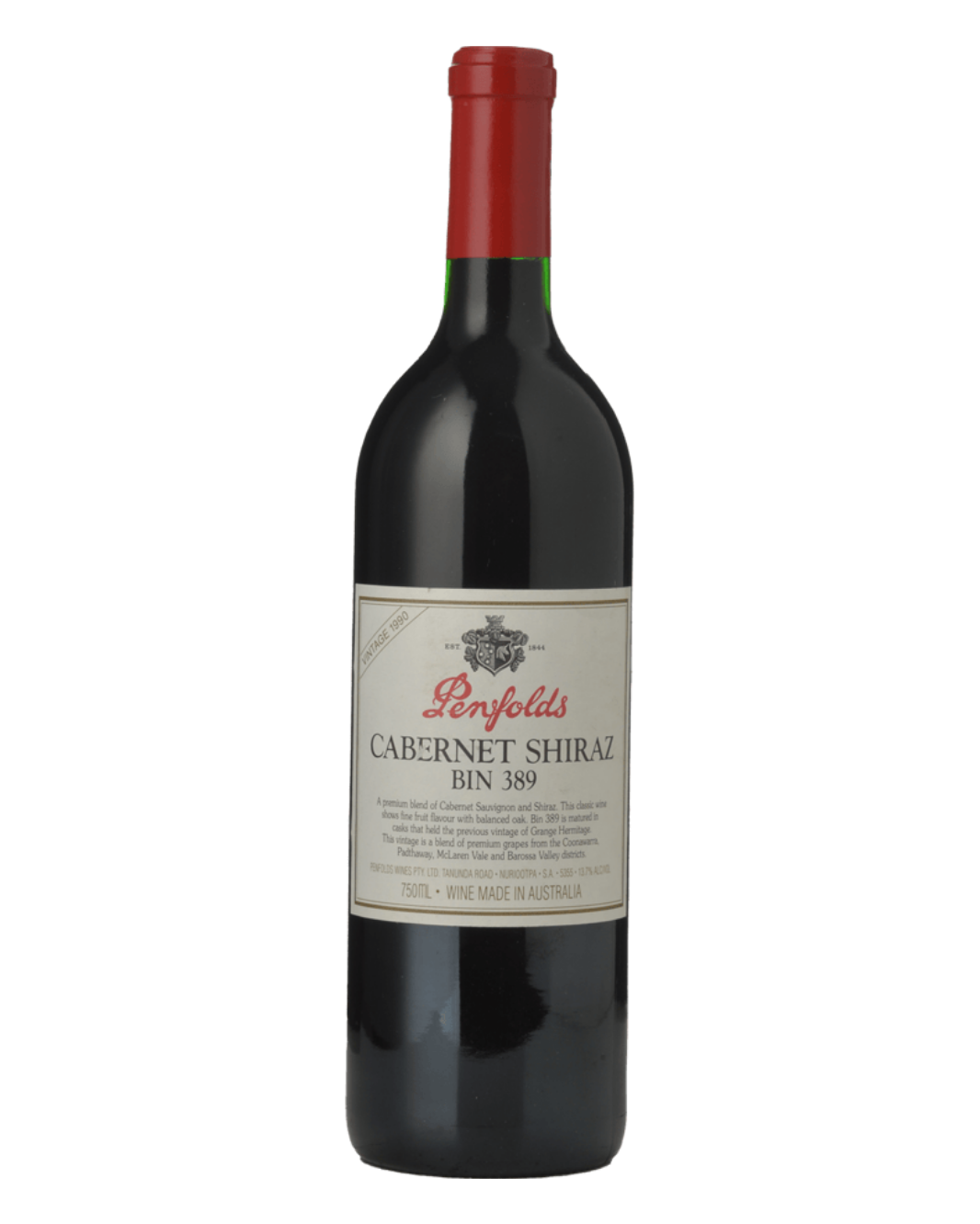 1990 Penfolds Bin 389 Cabernet Shiraz 750ml