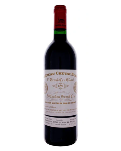 1990 Chateau Cheval Blanc 750ml*12pk Original Wooden Case
