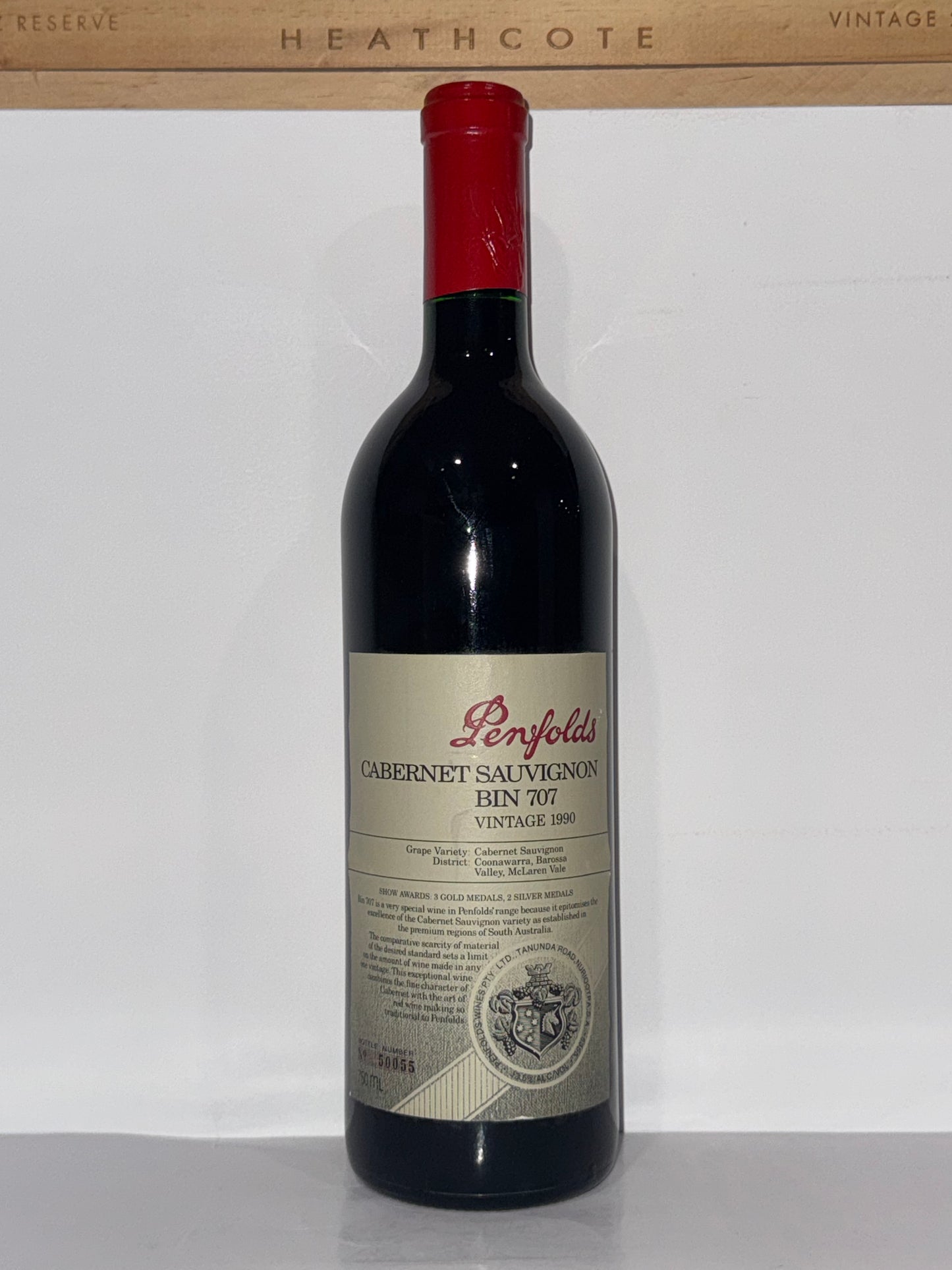 1990 Penfolds Bin 707 Cabernet Sauvignon 750ml Clinic 2025
