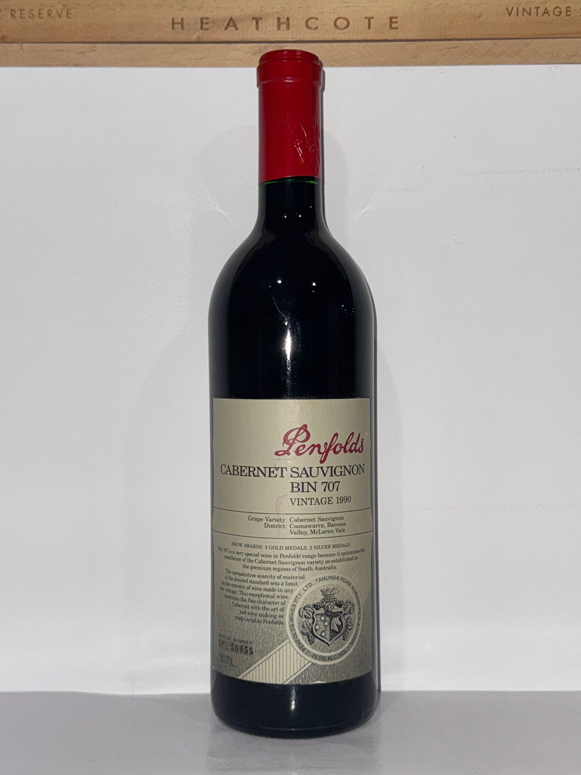 1990 Penfolds Bin 707 Cabernet Sauvignon 750ml Clinic 2025