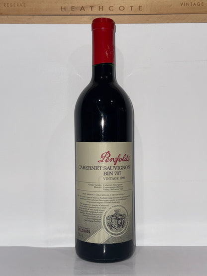 1990 Penfolds Bin 707 Cabernet Sauvignon 750ml Clinic 2025