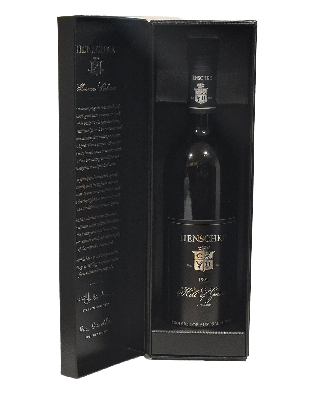 1991 Henschke Hill of Grace Shiraz 750ml Gift Box