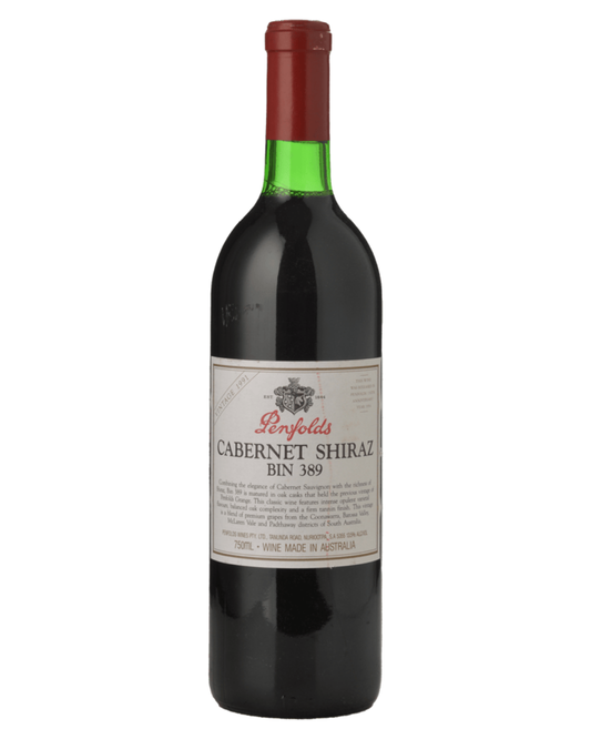 1991 Penfolds Bin 389 Cabernet Shiraz 750ml