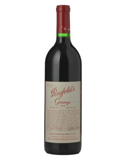 1991 Penfolds Bin 95 Grange Shiraz 750ml (Stain front label)