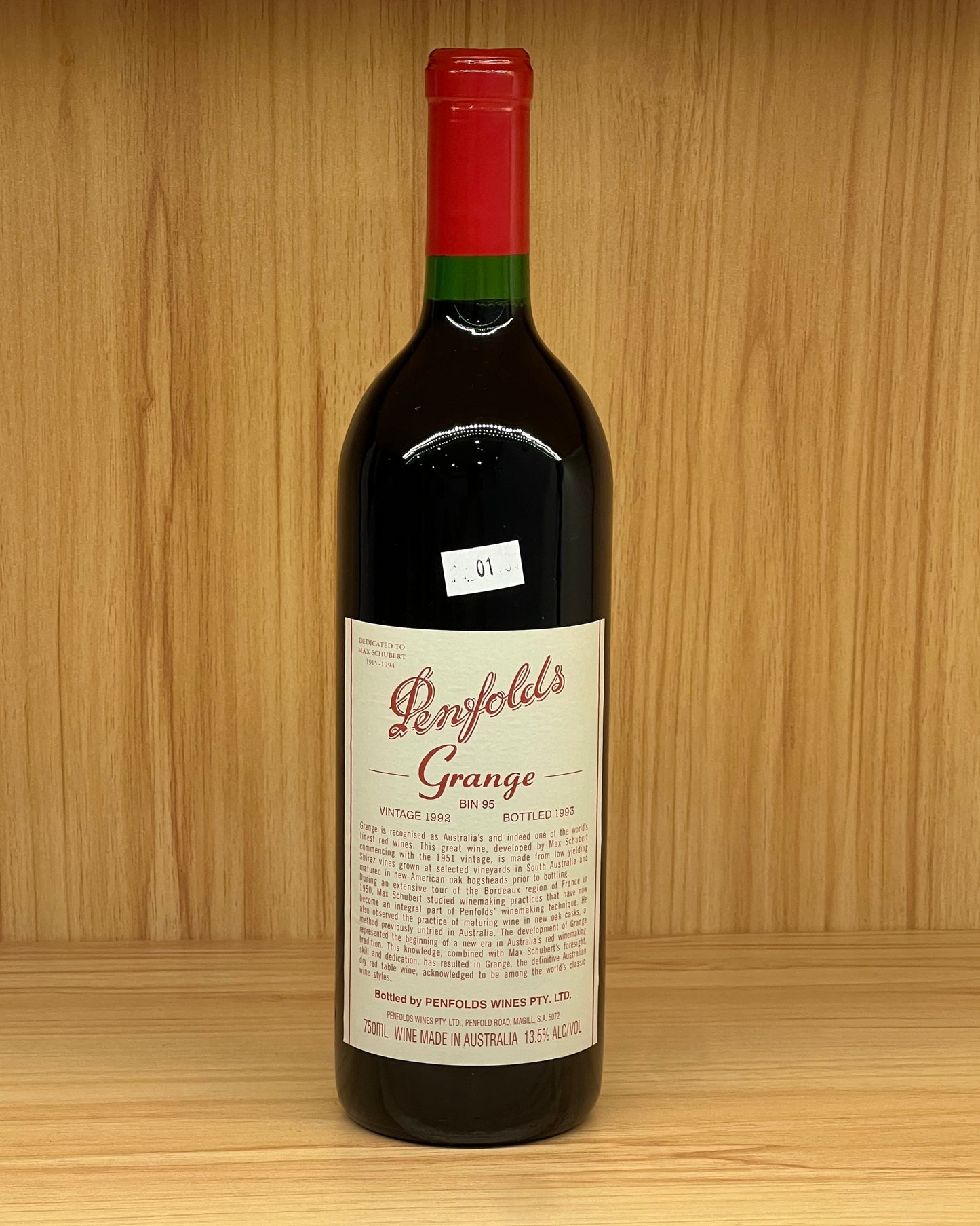 1992 Penfolds Bin 95 Grange Shiraz 750ml