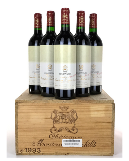 1993 Chateau Mouton Rothschild 750ml OWC 12pk