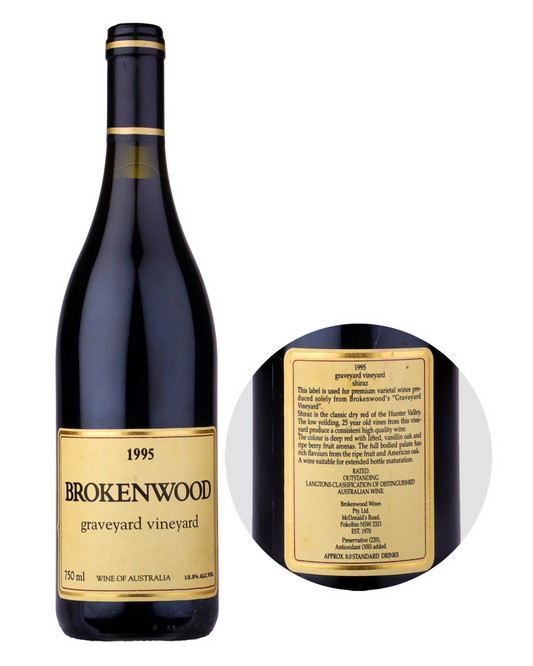 1995 Brokenwood Graveyard Vineyard Shiraz 750ml