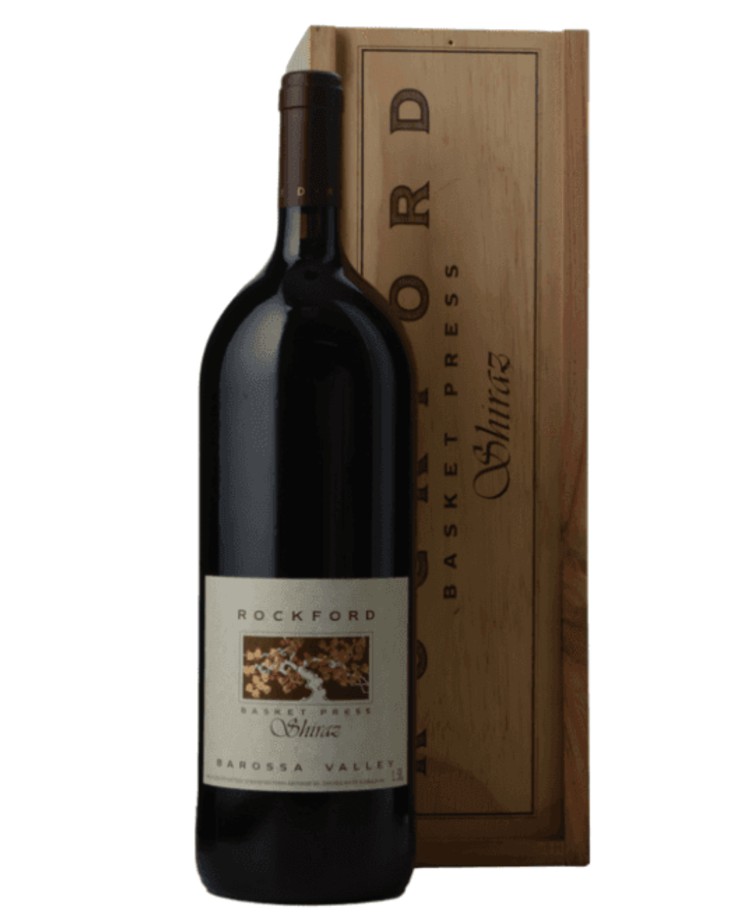 1996 Rockford Basket Press Shiraz 1.5L Magnum Original Wooden Box