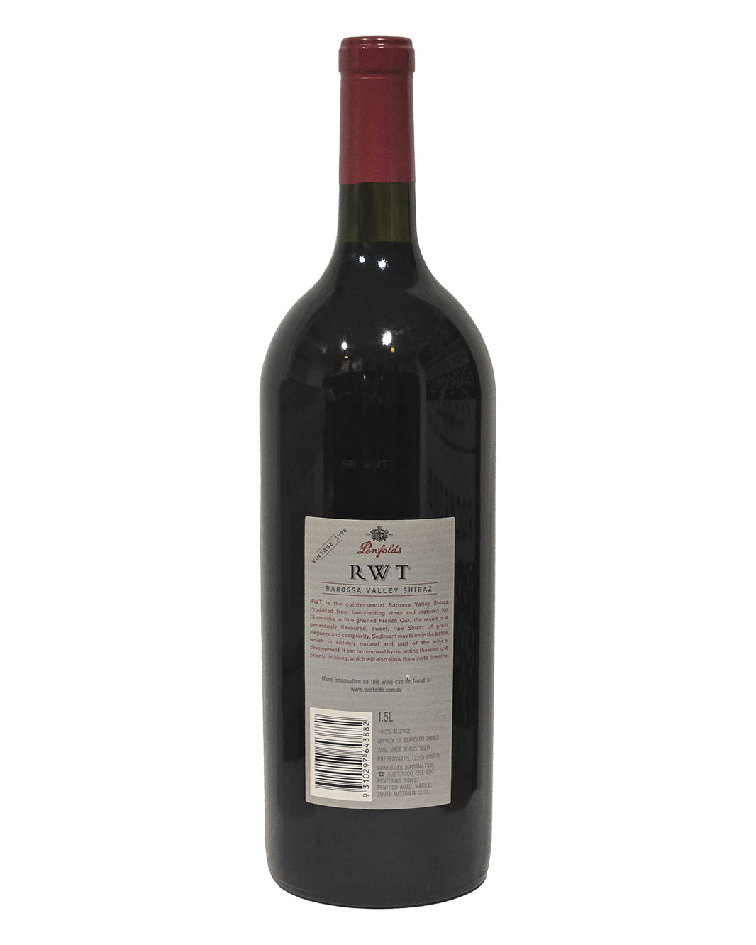 1998 Penfolds RWT Bin 798 Shiraz 1.5L Magnum