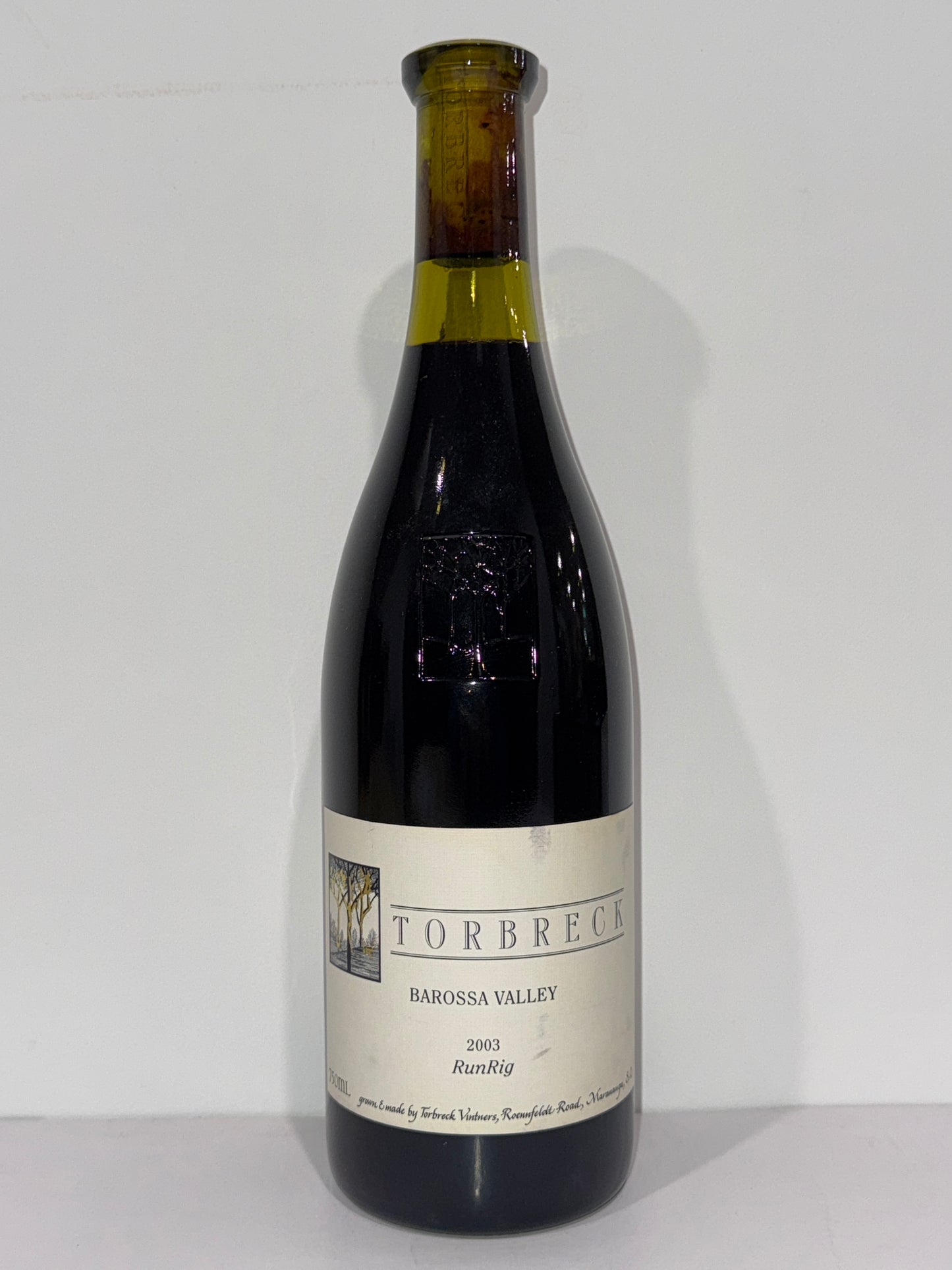 2003 Torbreck RunRig Shiraz Viognier 750ml -minor label stains