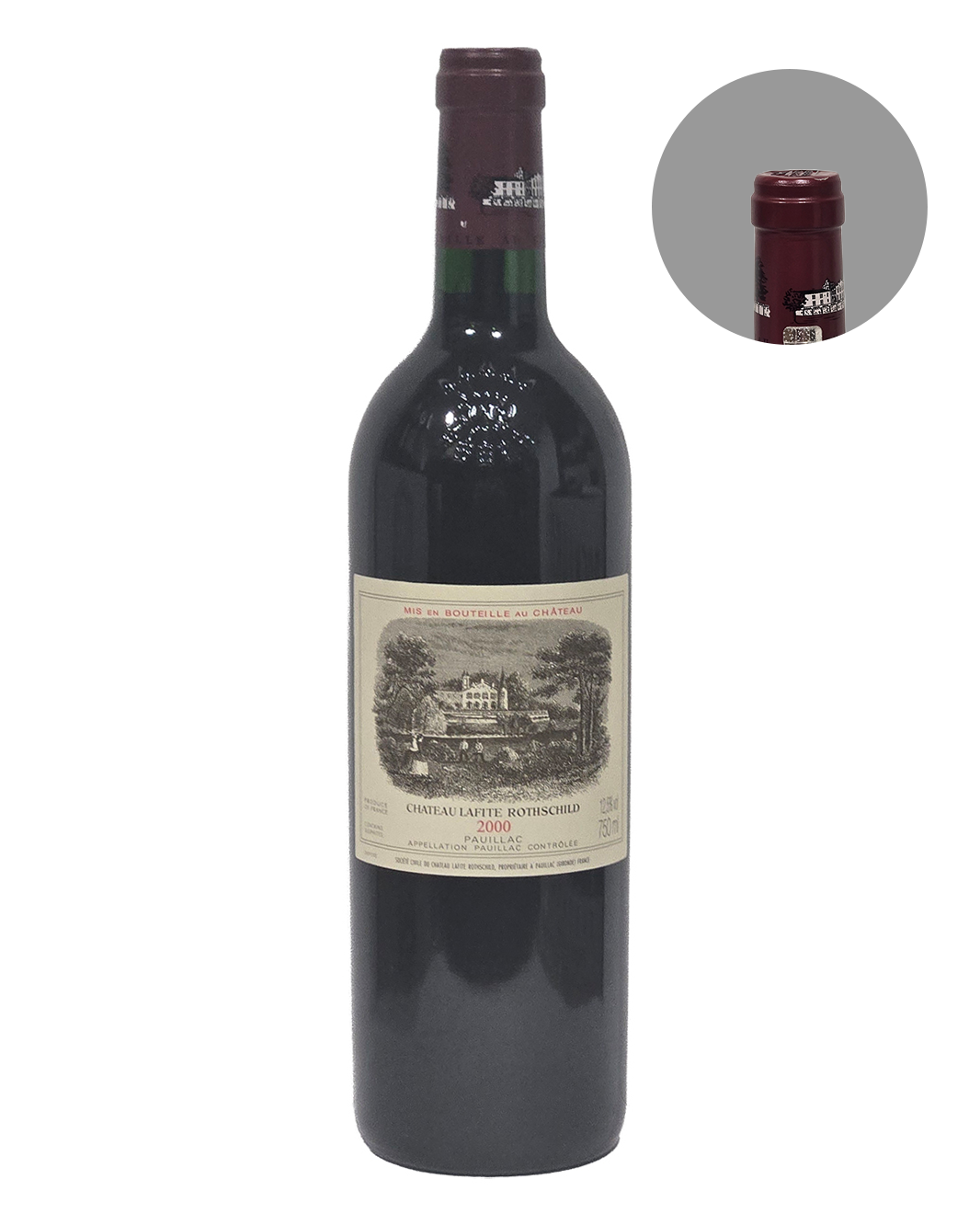 2000 Chateau Lafite Rothschild 750ml Minor Capsule Damage