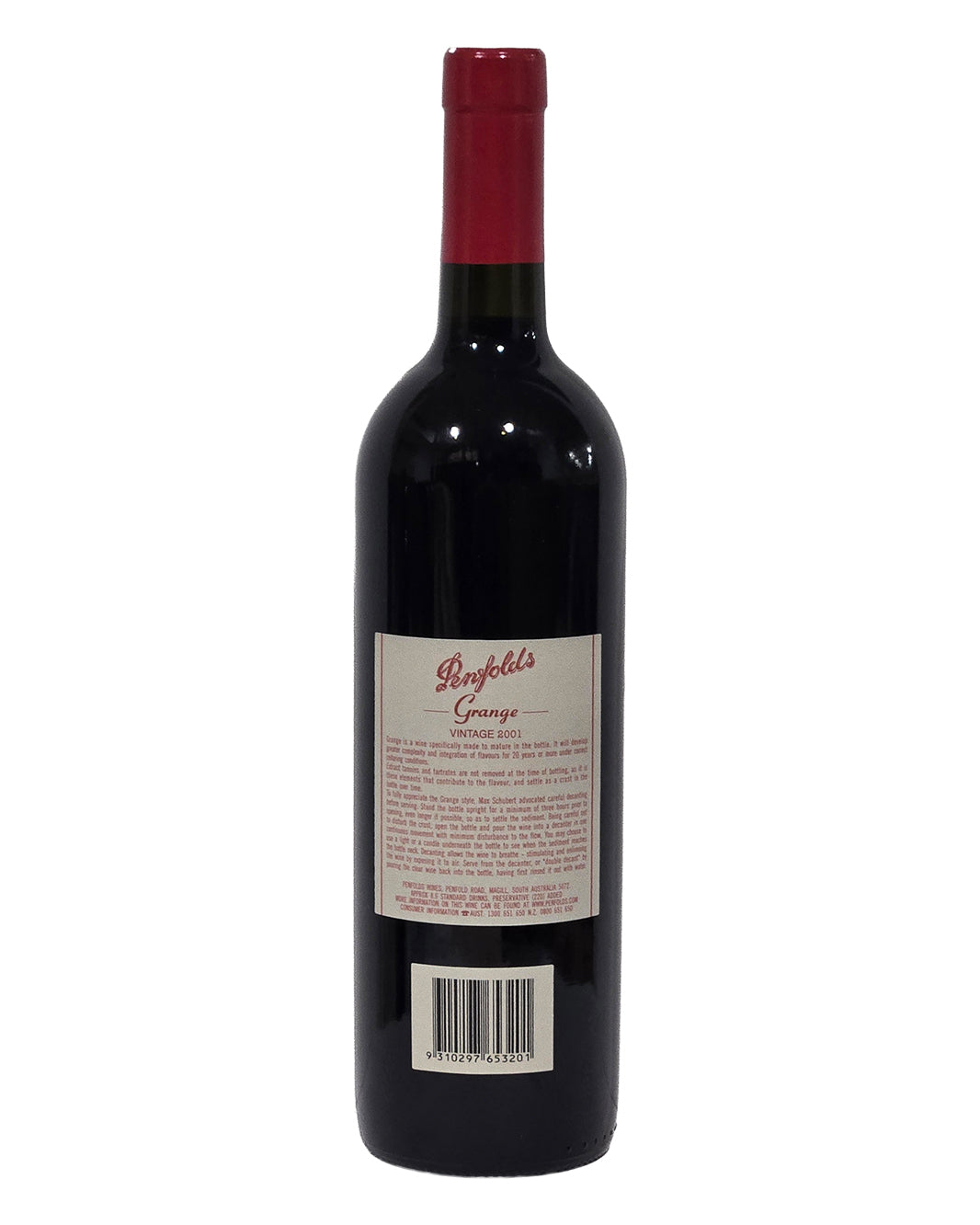2001 Penfolds Bin 95 Grange Shiraz 750ml