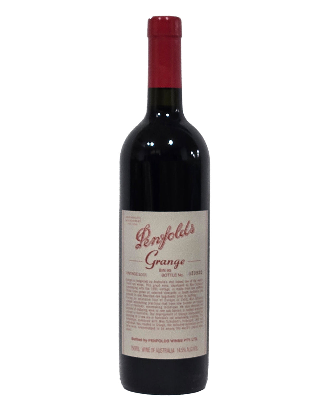 2001 Penfolds Bin 95 Grange Shiraz 750ml