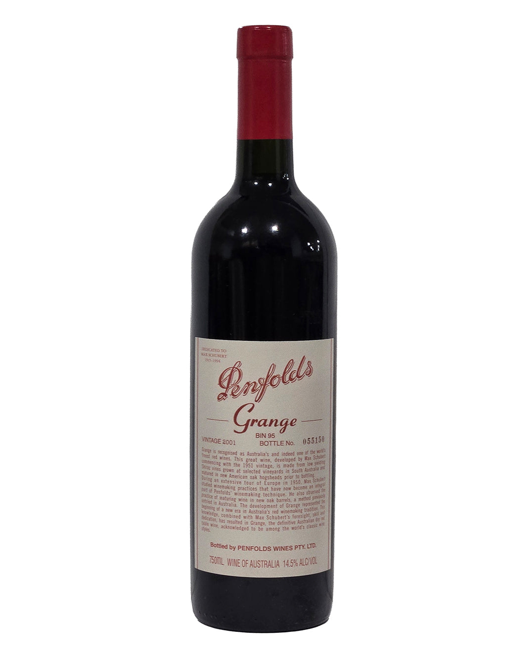 2001 Penfolds Bin 95 Grange Shiraz 750ml