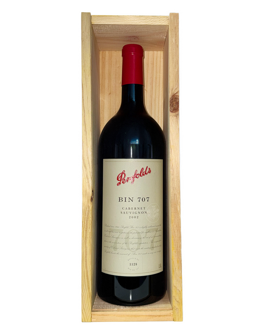 2002 Penfolds Bin 707 Cabernet Sauvignon 1.5L Magnum Gift Box