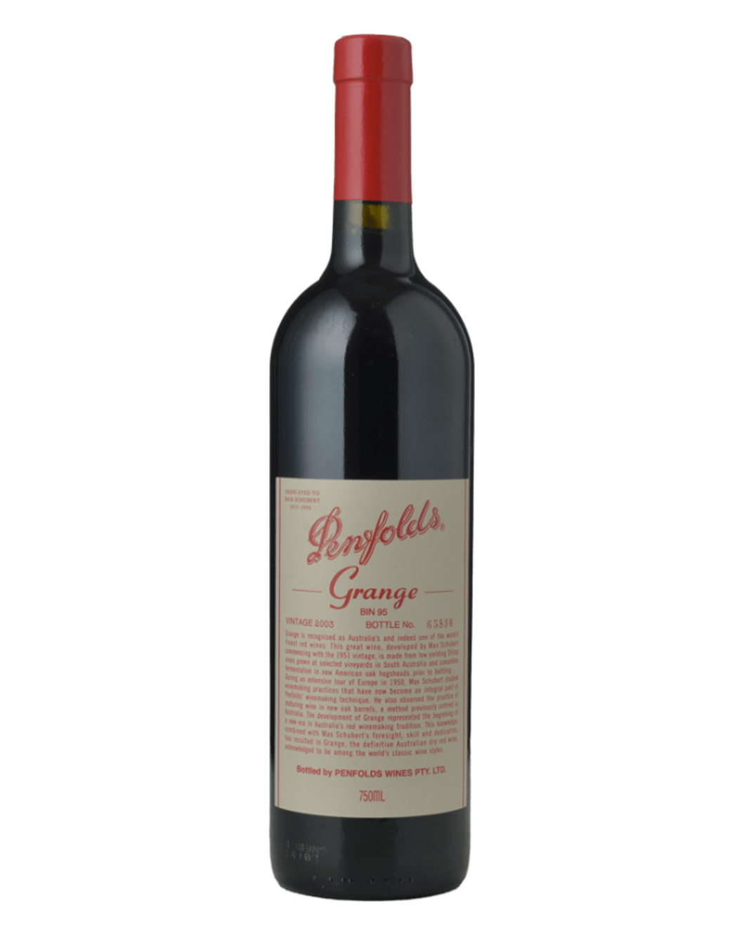 2003 Penfolds Bin 95 Grange Shiraz 750ml