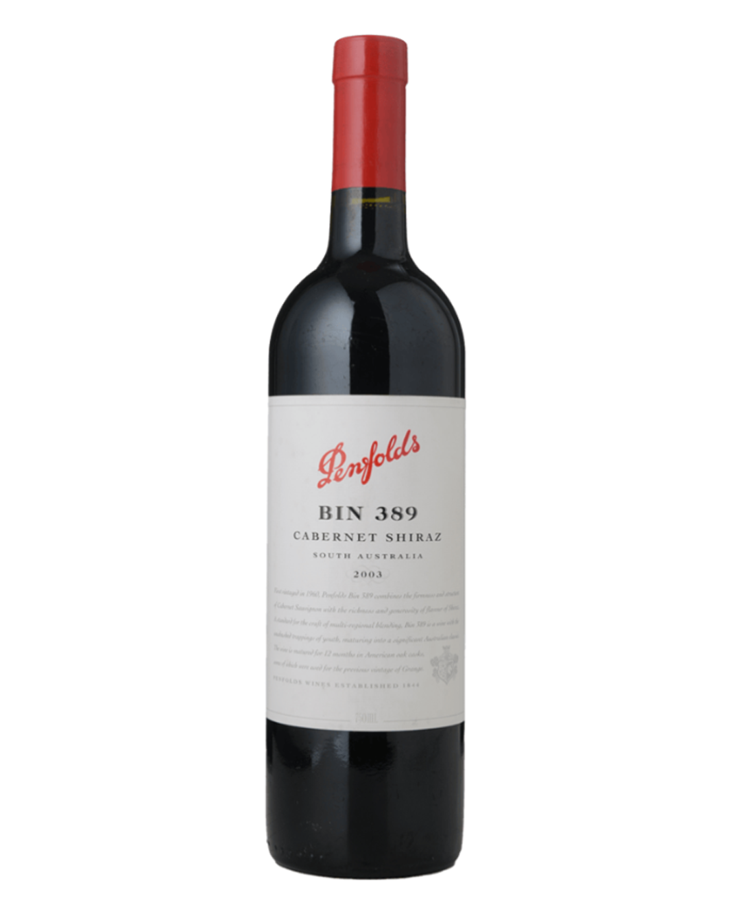 2003 Penfolds Bin 389 Cabernet Shiraz 750ml