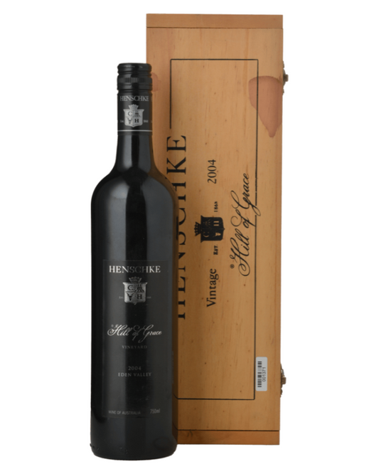 2004 Henschke Hill of Grace Shiraz 750ml Original Wood Box