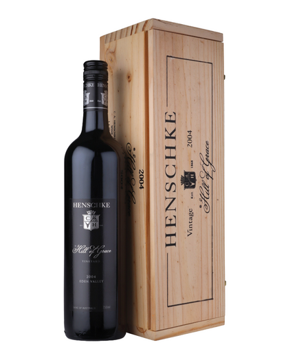 2004 Henschke Hill of Grace Shiraz 750ml Original Wood Box