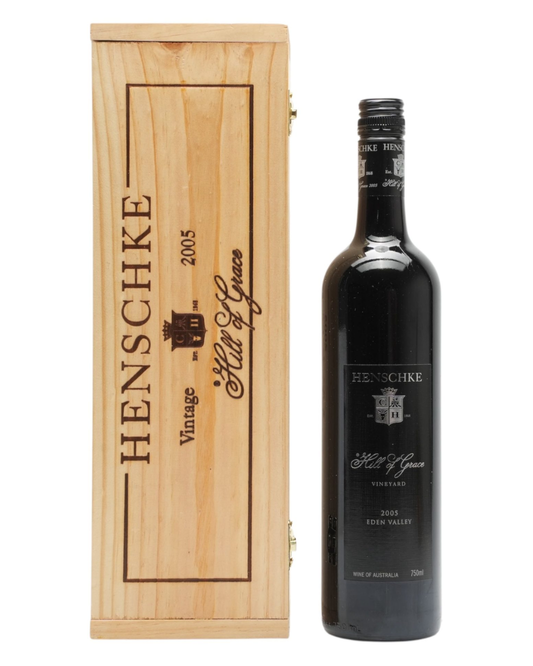 2005 Henschke Hill of Grace Shiraz 750ml Original Wooden Box
