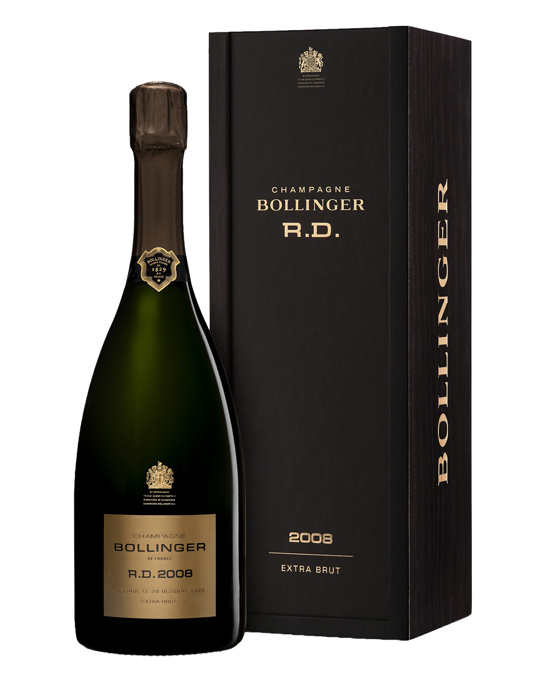 2008 Bollinger R.D. Extra Brut 750ml Original Presentation Box