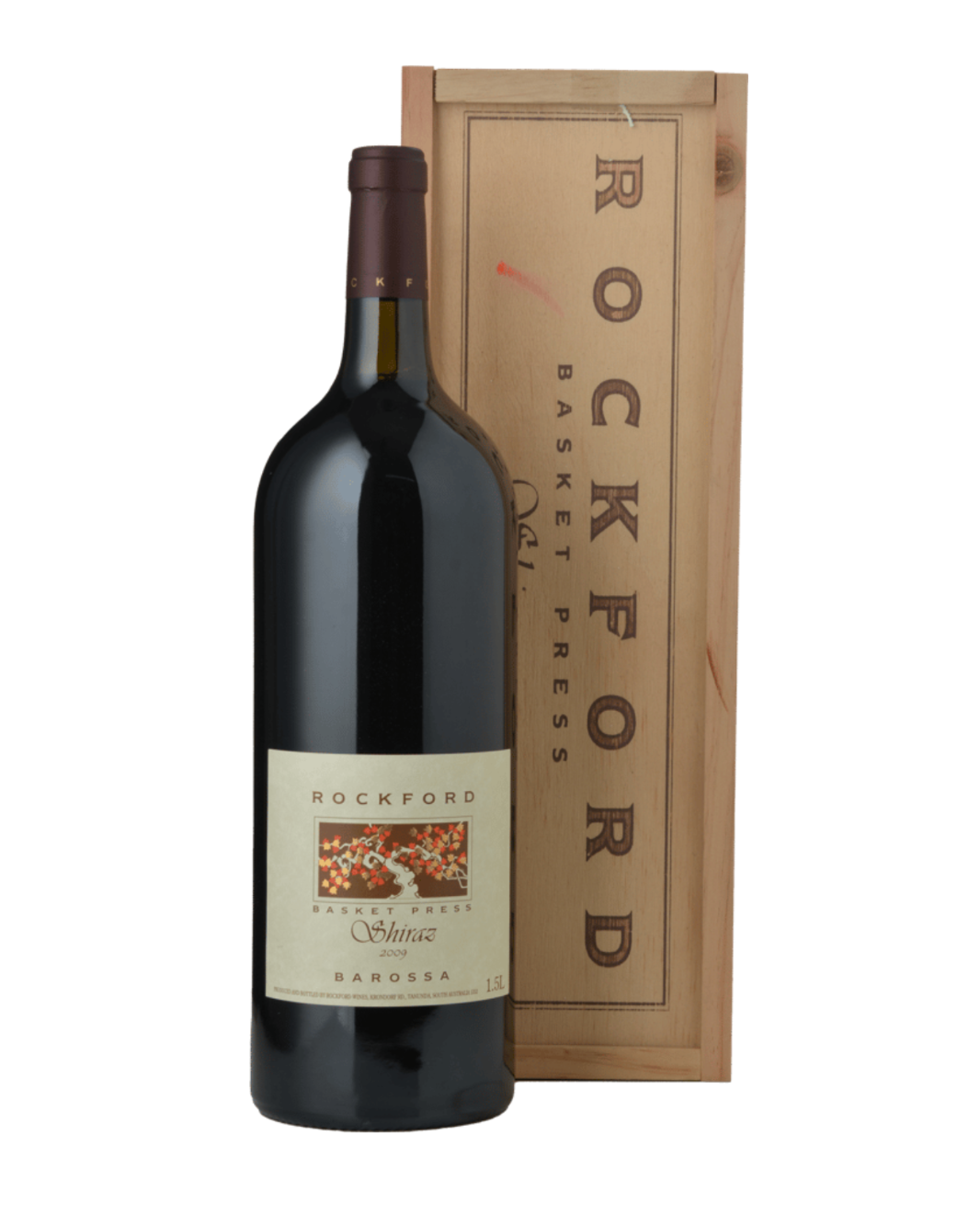 2009 Rockford Basket Press Shiraz 1.5L Magnum Original Wooden Box