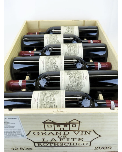 2009 Chateau Lafite Rothschild 750ml*12pk Original Wooden Case