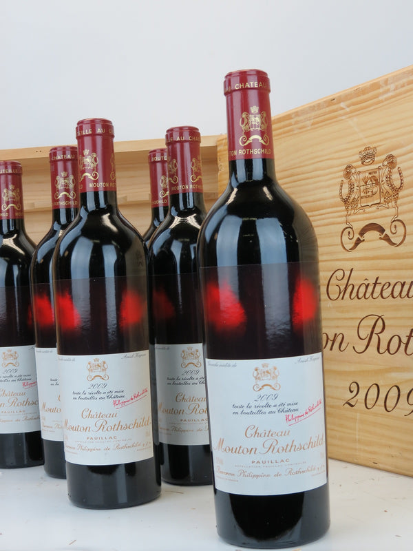 2009 Chateau Mouton Rothschild 750ml*6 Original Wooden Case 6pk