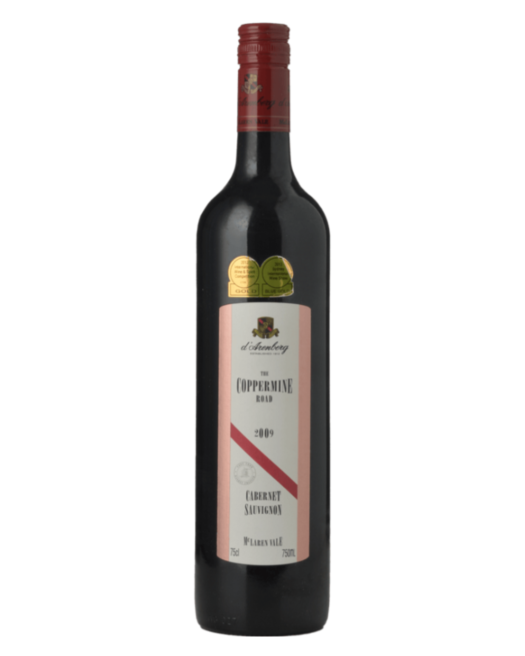 2009 d'Arenberg The Coppermine Road Cabernet Sauvignon 750ml