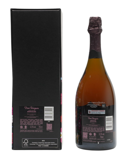 2010 Dom Perignon Takashi Murakami Edition Rose 750ml back
