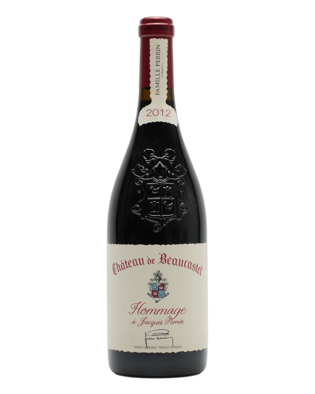 2012 Chateau de Beaucastel Chateauneuf-du-Pape Grand Cuvee Hommage a Jacques Perrin 750ml