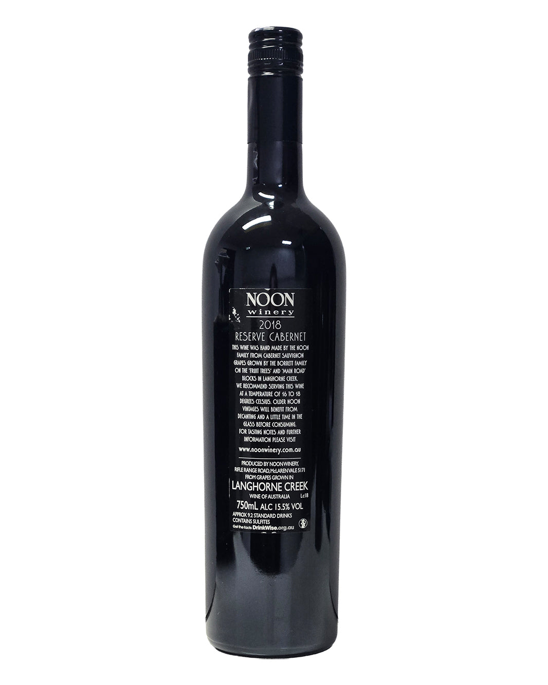 2018 Noon Winery Reserve Cabernet Sauvignon 750ml