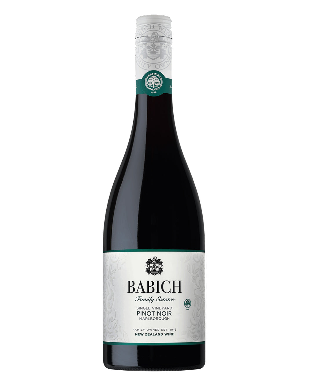 2019 Babich Wines Family Estates Organic Pinot Noir 750ml