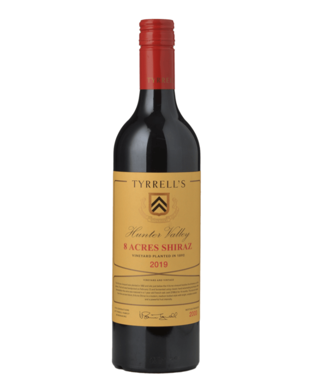 2019 Tyrrell's 8 Acres Shiraz 750ml