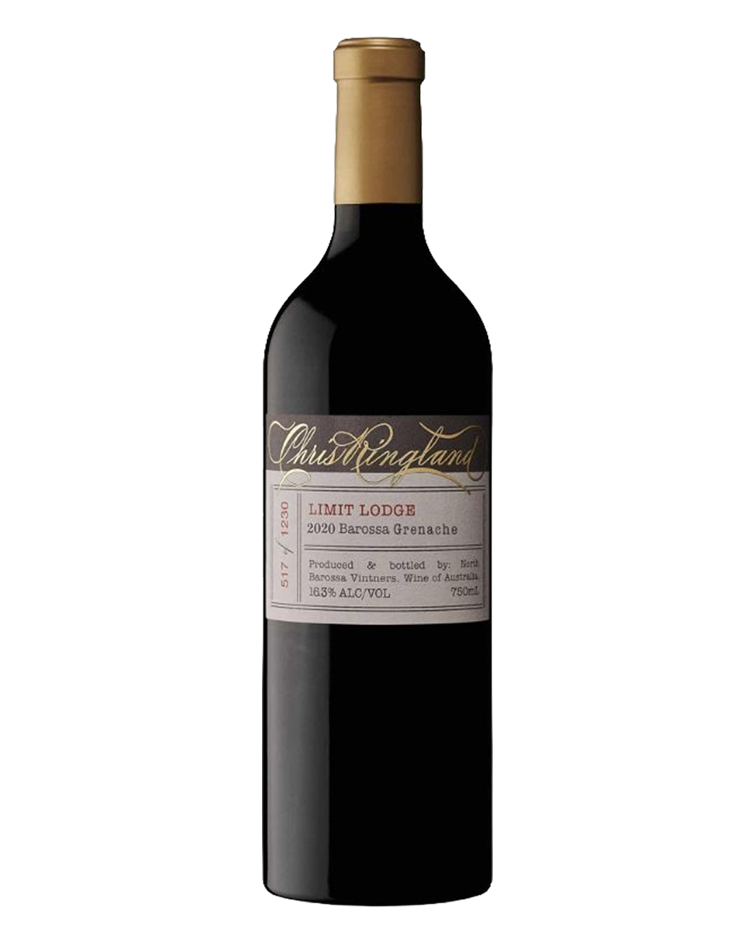 2020 Chris Ringland 'Limit Lodge' Grenache 750ml