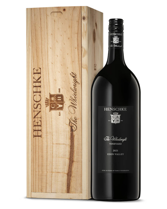 2021 Henschke The Wheelwright Shiraz 1.5L Magnum Wooden Gift Box