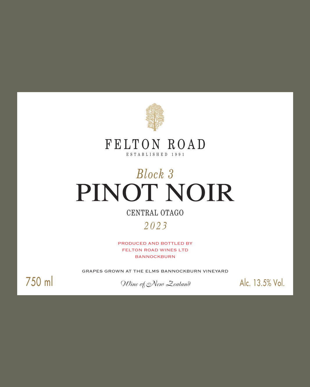 2023 Felton Road Cornish Point Pinot Noir 1500ml Magnum