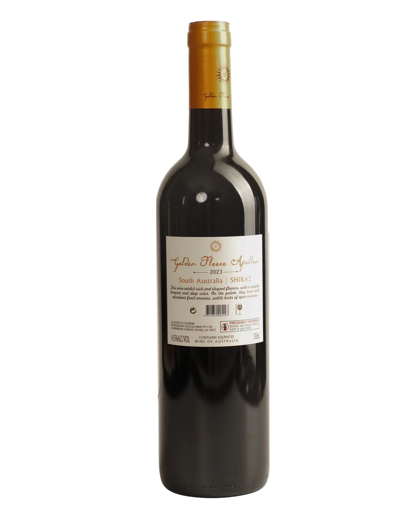 2023 Gollen Fleece Apollon Shiraz 750ml