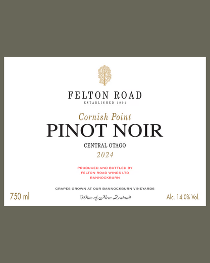 2024 Felton Road Cornish Point Pinot Noir 750ml