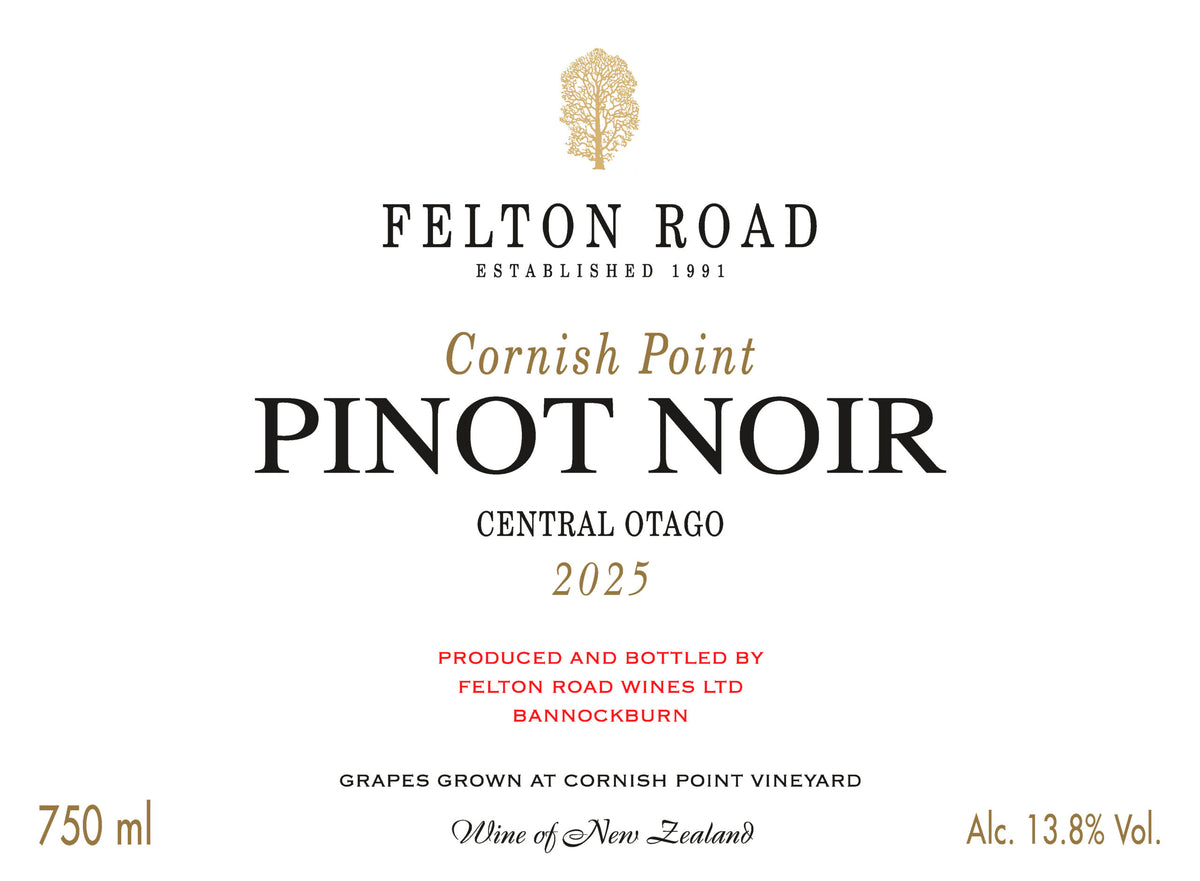 2025 Felton Road Cornish Point Pinot Noir 750ml