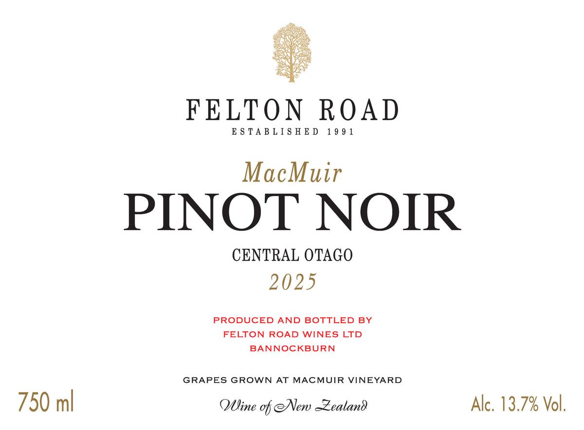 2025 Felton Road MacMuir Pinot Noir 750ml