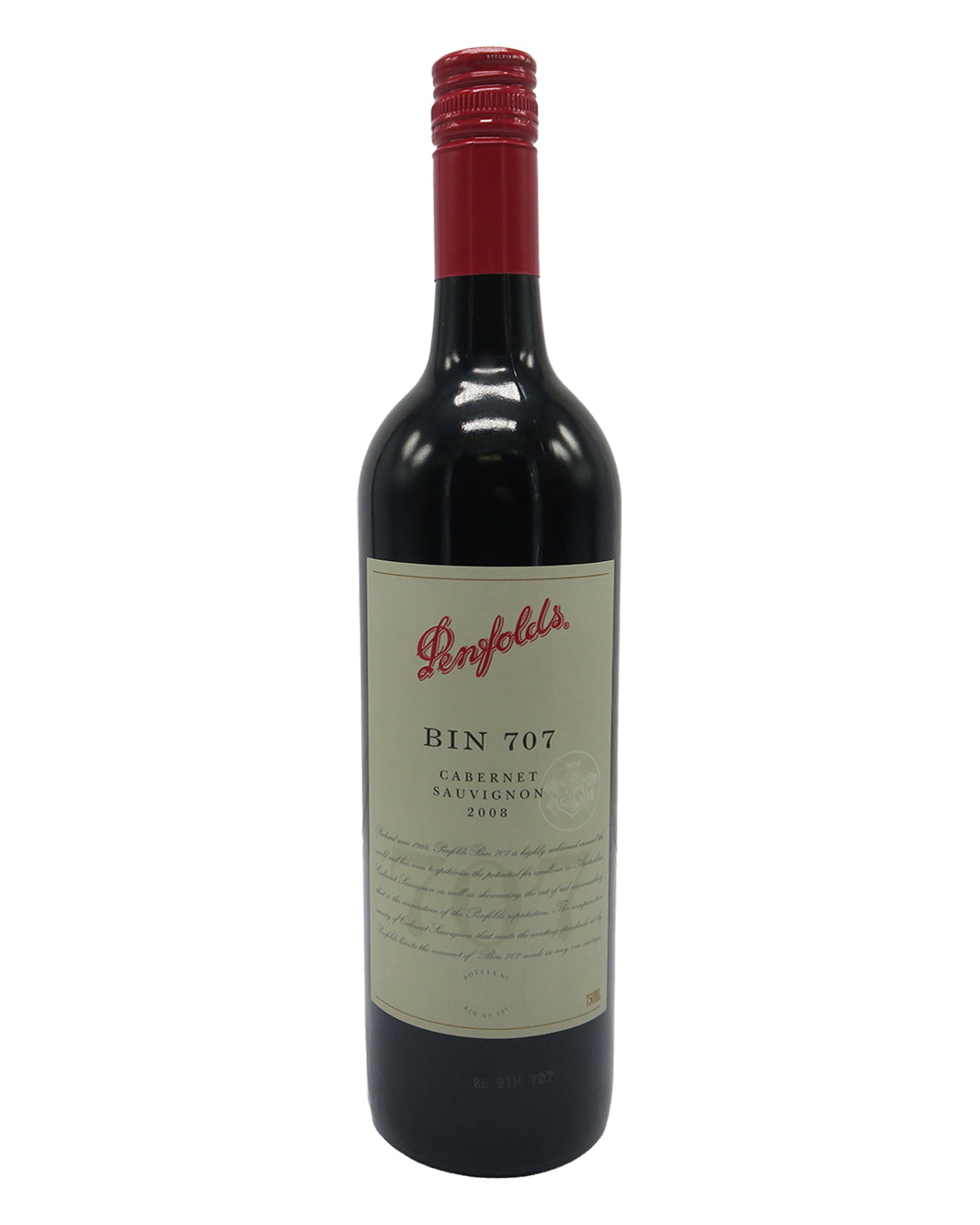 2008 Penfolds Bin 707 Cabernet Sauvignon 750ml