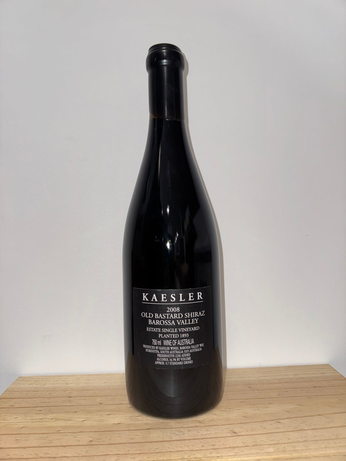 2008 Kaesler Old Bastard Shiraz 750ml