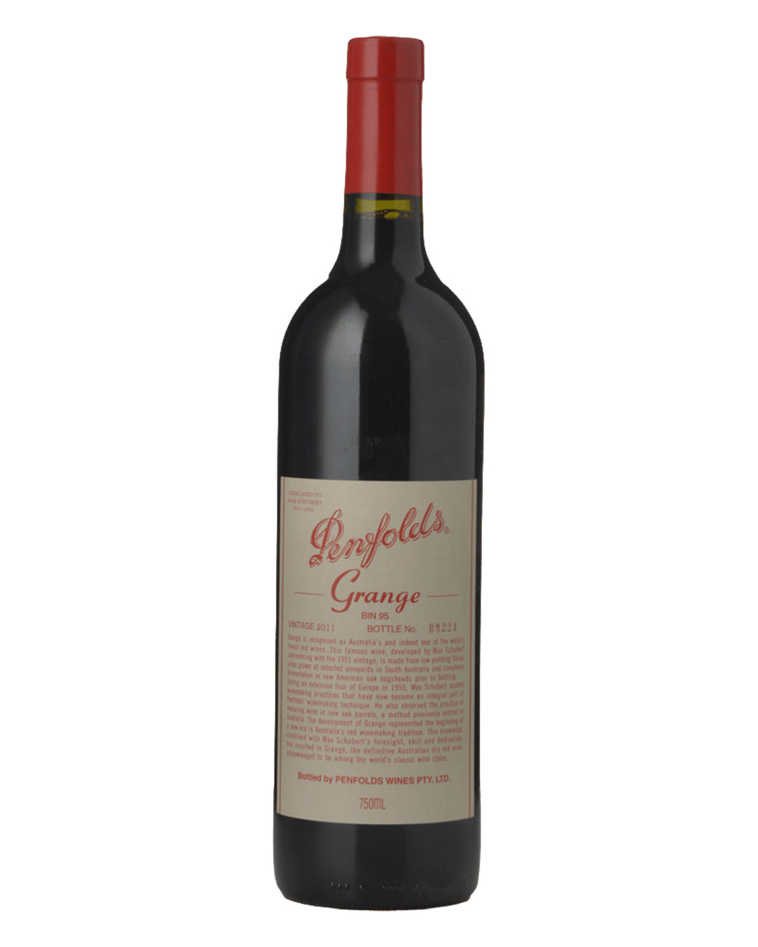 2011 Penfolds Bin 95 Grange Shiraz 750ml